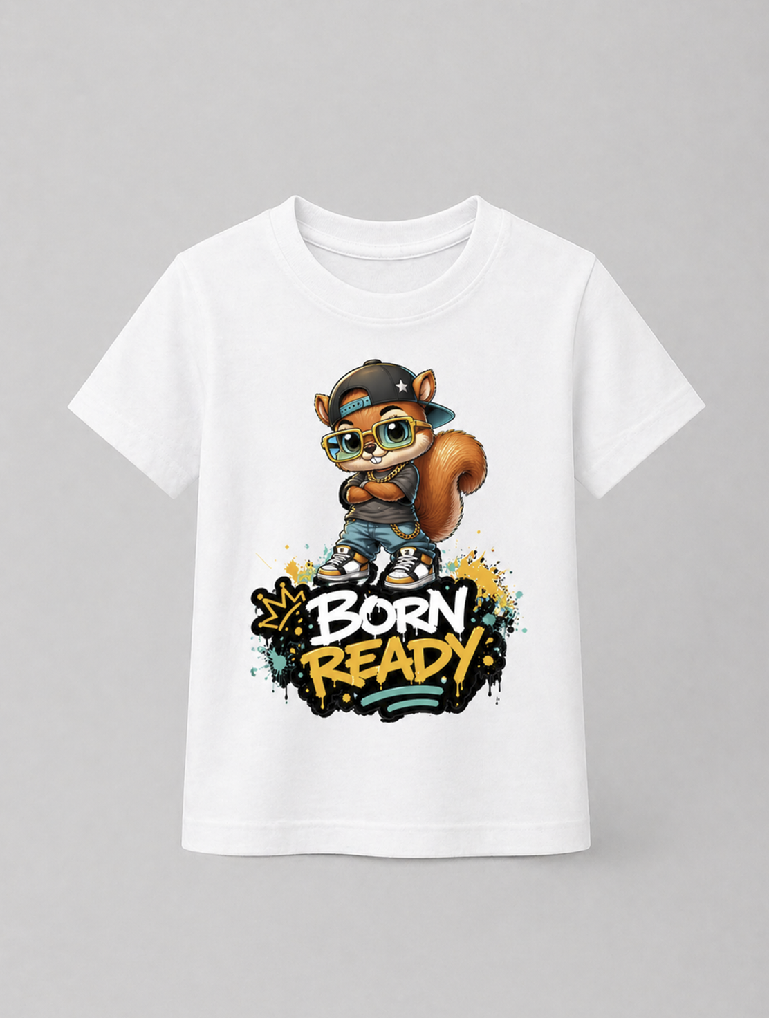 Born Ready Boy's T-Shirt | Premium Graphic Tee | GEZ