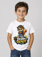 Born Ready Boy's T-Shirt | Premium Graphic Tee | GEZ