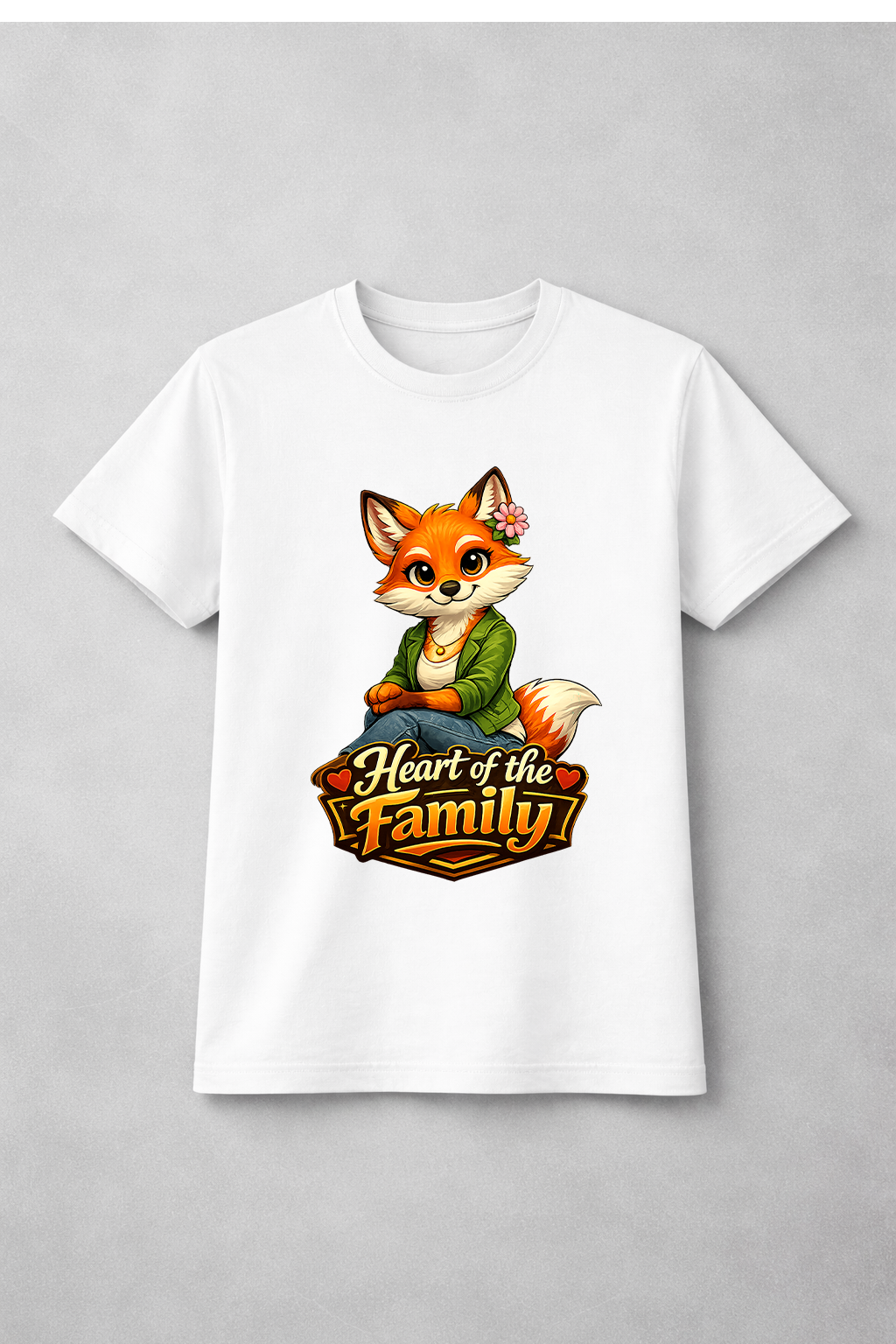 Heart of the Family Women's T-Shirt | Premium Graphic Tee | GEZ