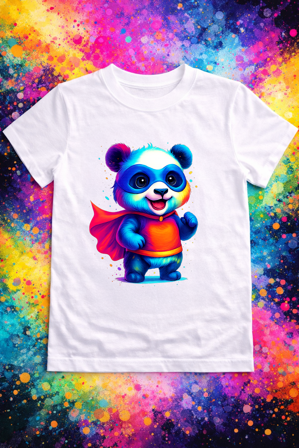 Color Panda Kids' T-Shirt | Premium Graphic Tee | GEZ