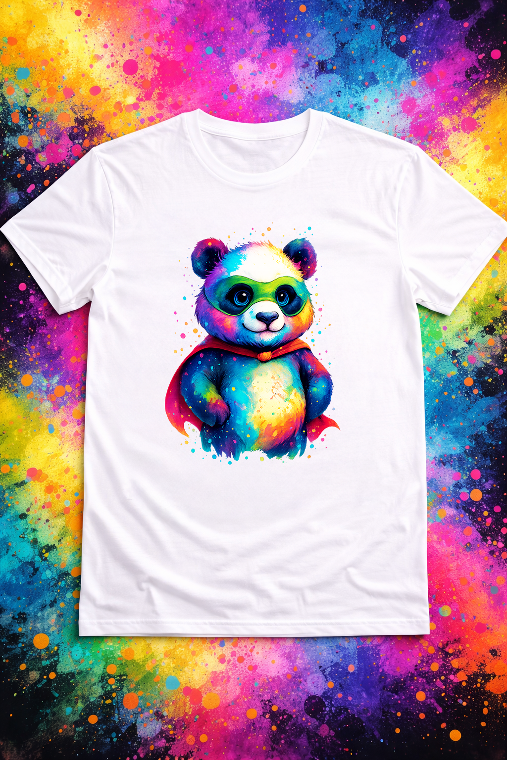 Color Panda Men's T-Shirt | Premium Graphic Tee | GEZ