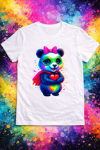 Color Panda Women's T-Shirt | Premium Graphic Tee | GEZ