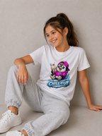 Chill Out Penguin Girls' T-Shirt | Funny Summer Graphic Tee | GEZ