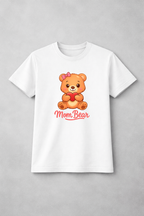 Women's Valentine's Day T-Shirt | Mom Bear | Family Matching Tee | GEZ