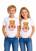 Mom & Dad's Valentine Kids T-Shirt | Cute Family Matching Tee | GEZ